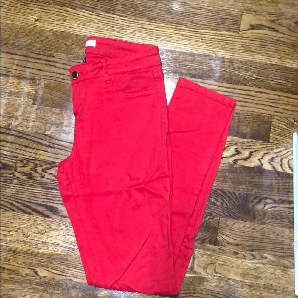 Red refuge super soft jeggings